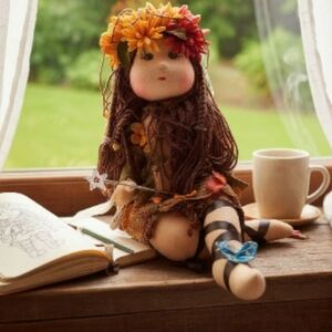 RARE Handmade My Enchanted Factory Soft Bodied Fairy Doll Magical Whimsical